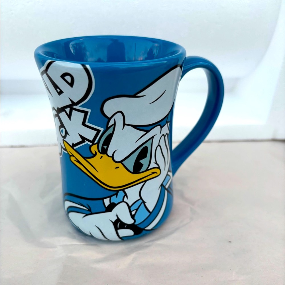 Disney Store Blue Donald Duck Mug Coffee Tea Cup
